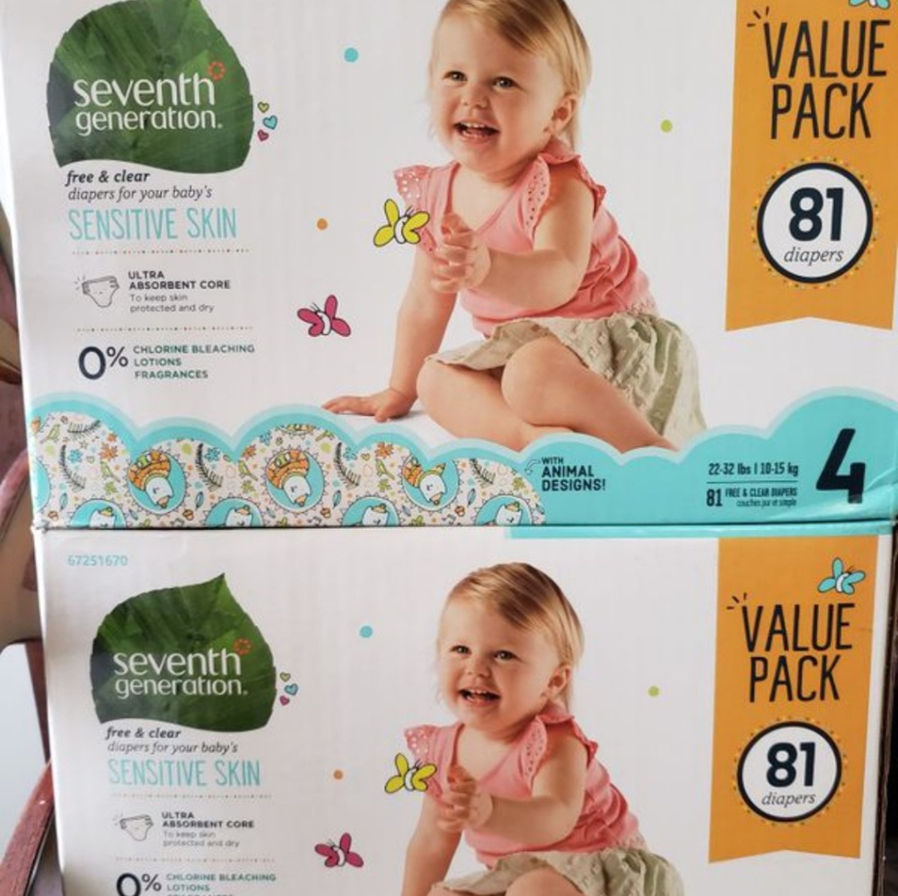 Seventh generation diapers